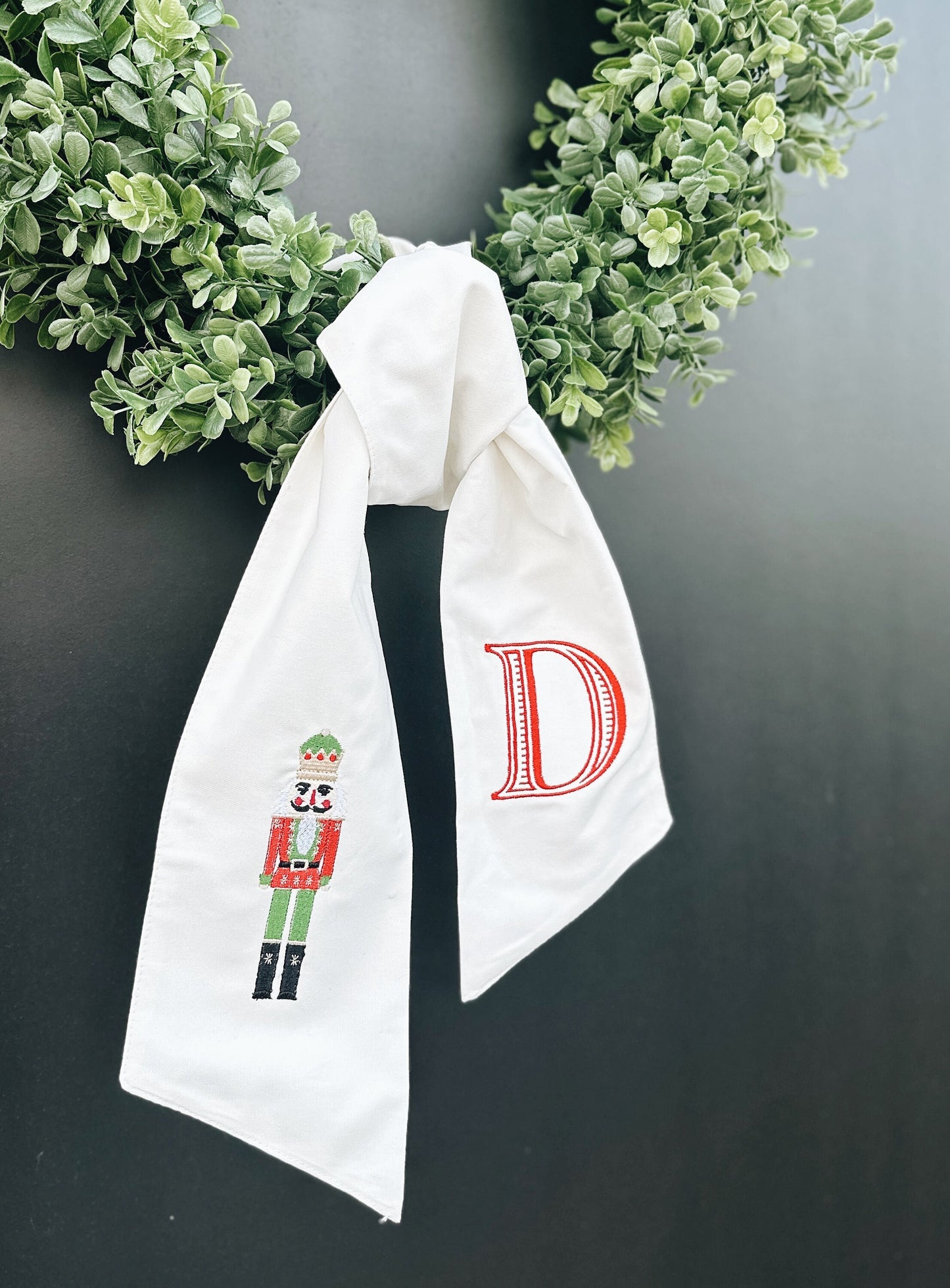 Nutcracker Wreath Sash