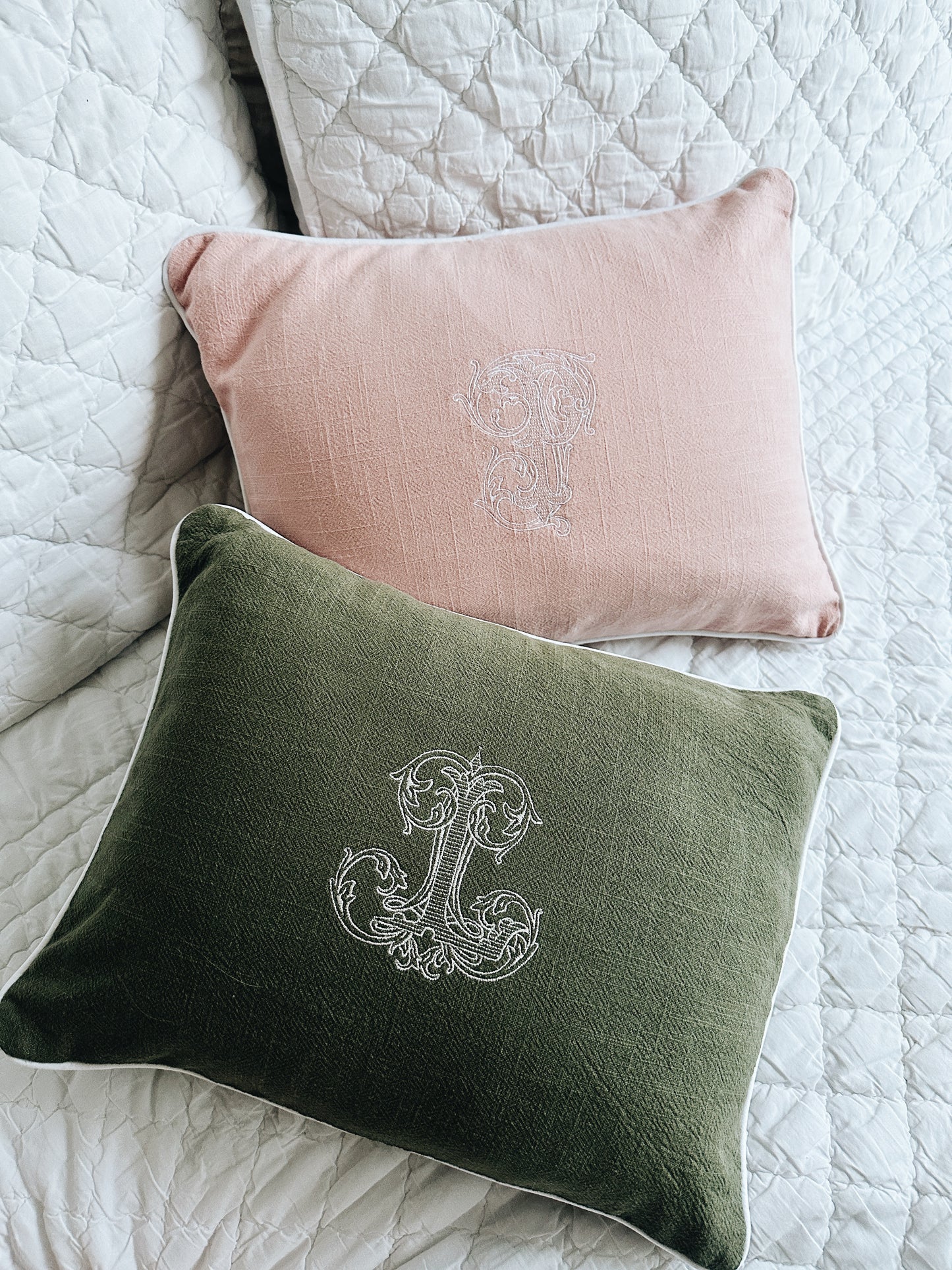 Personalized Accent Pillow - Olive