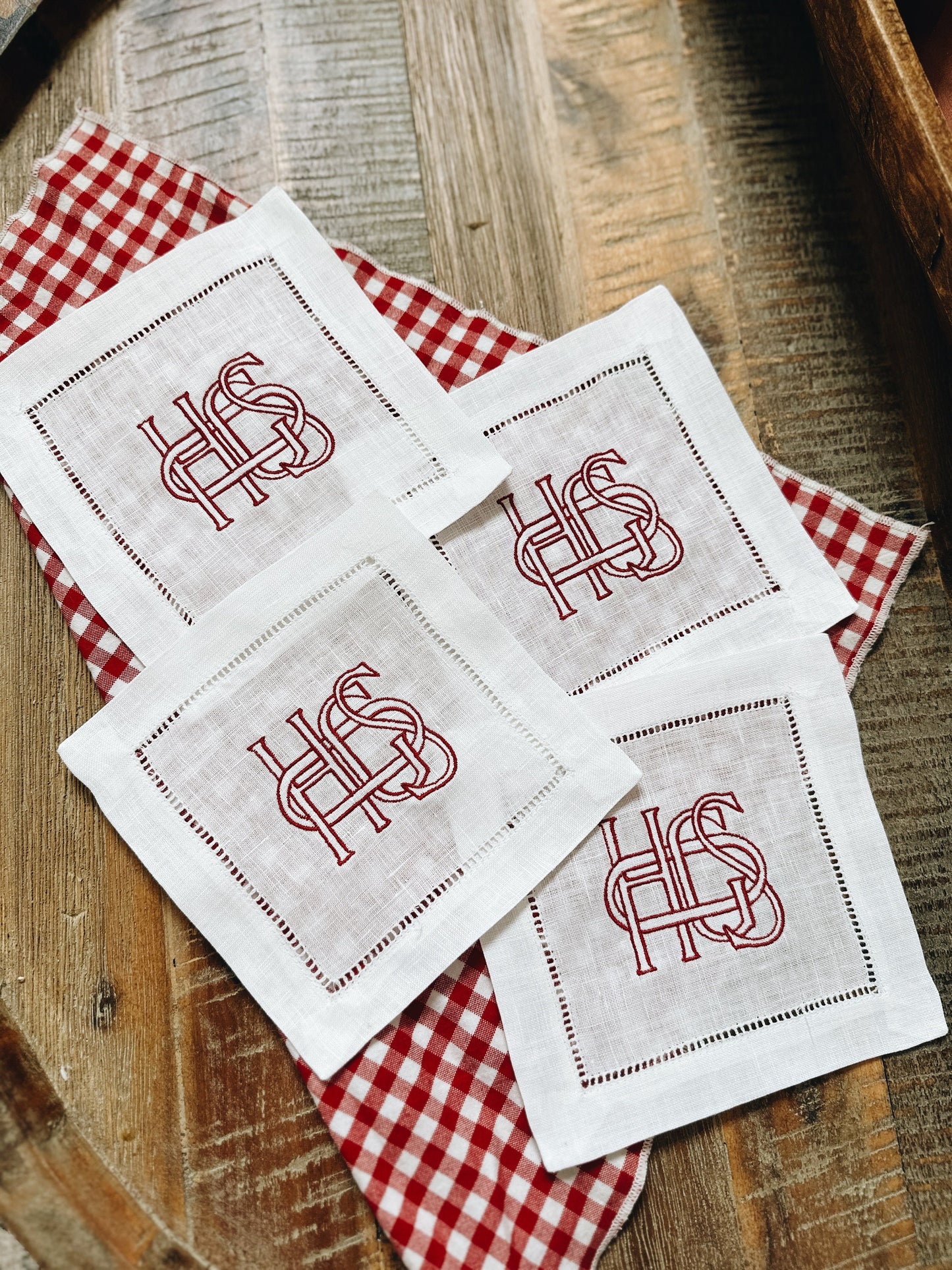 Hogs Linen Cocktail Napkins