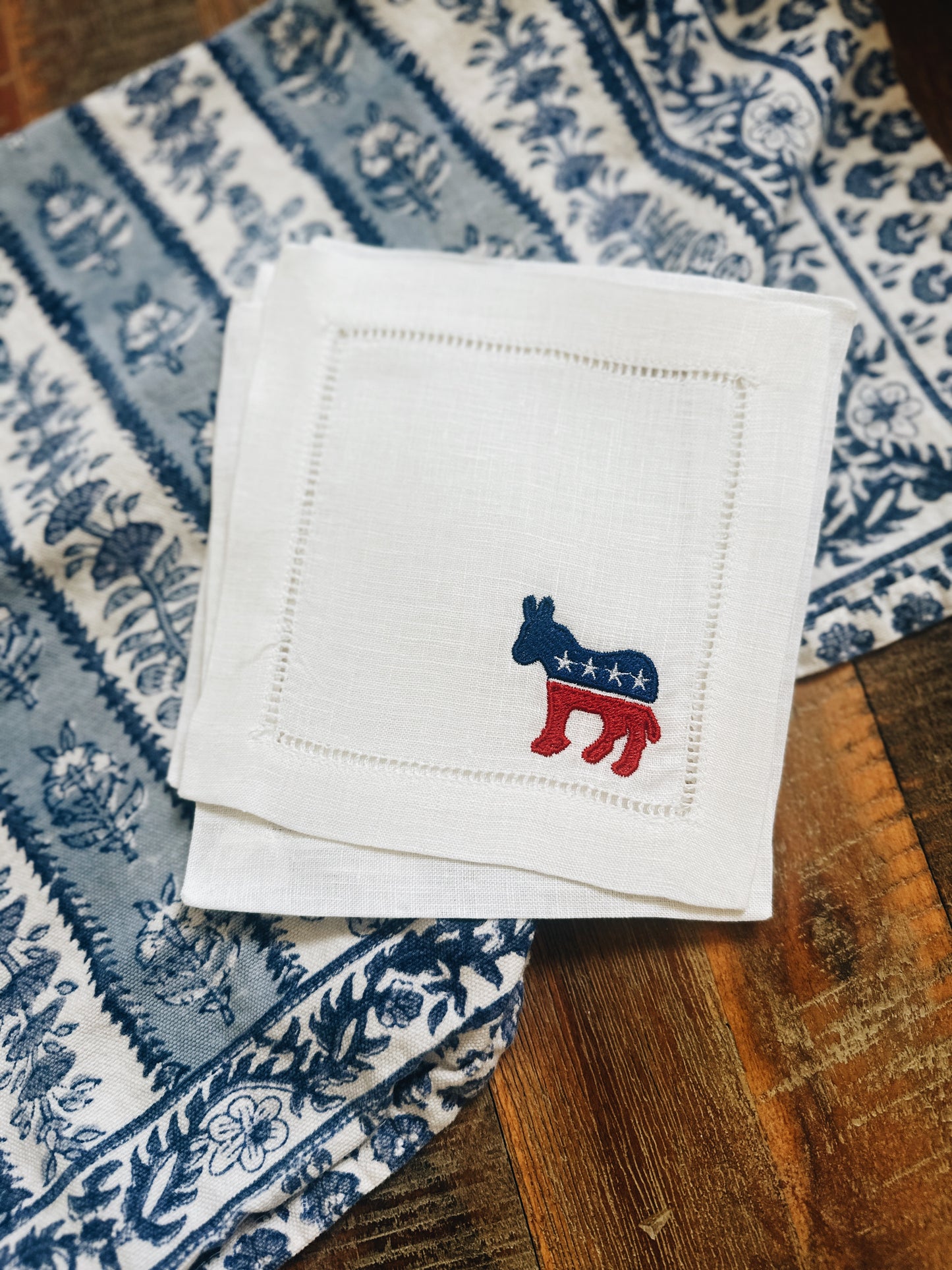 Democrat Linen Cocktail Napkins