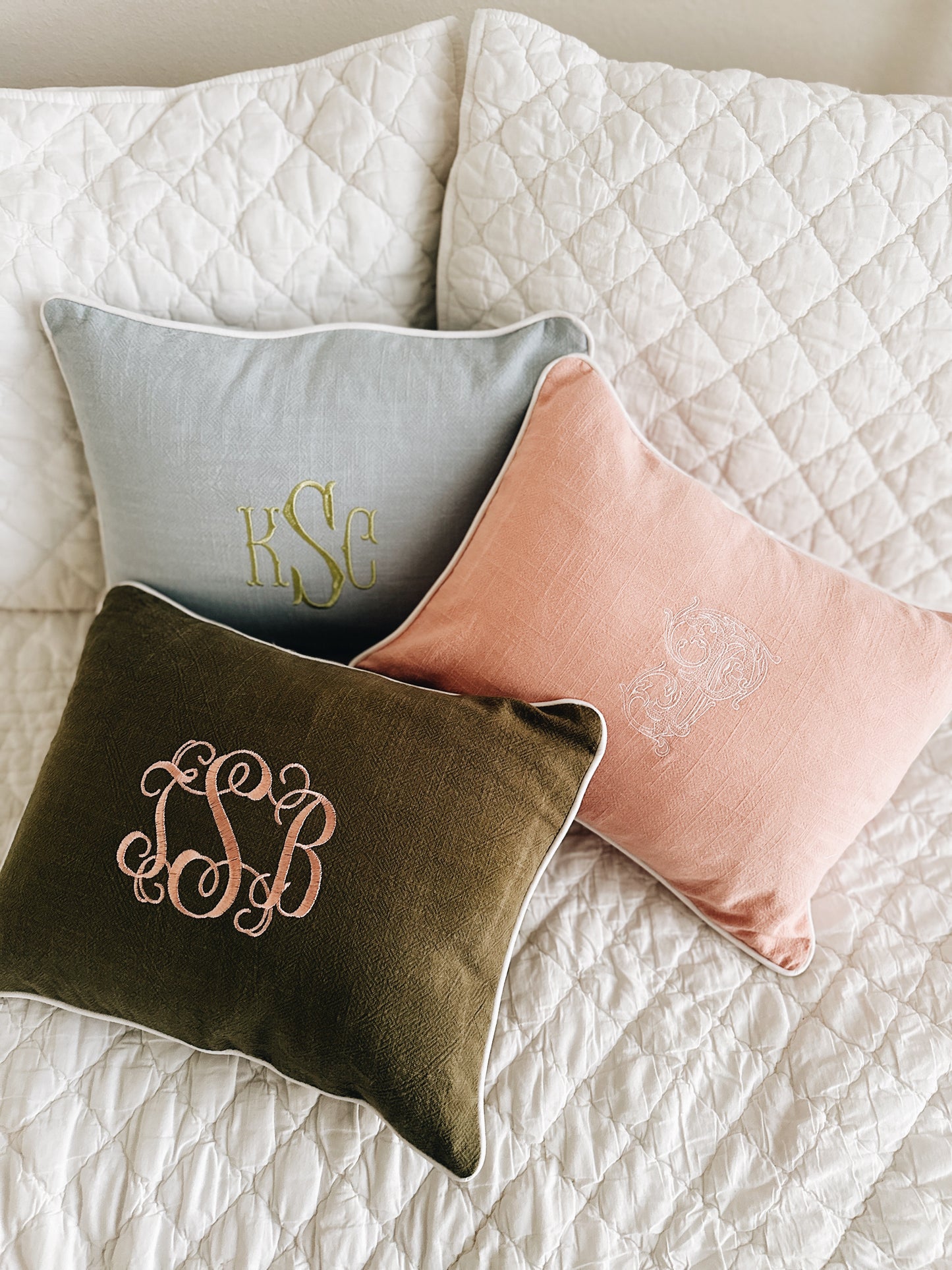 Personalized Accent Pillow - Pink