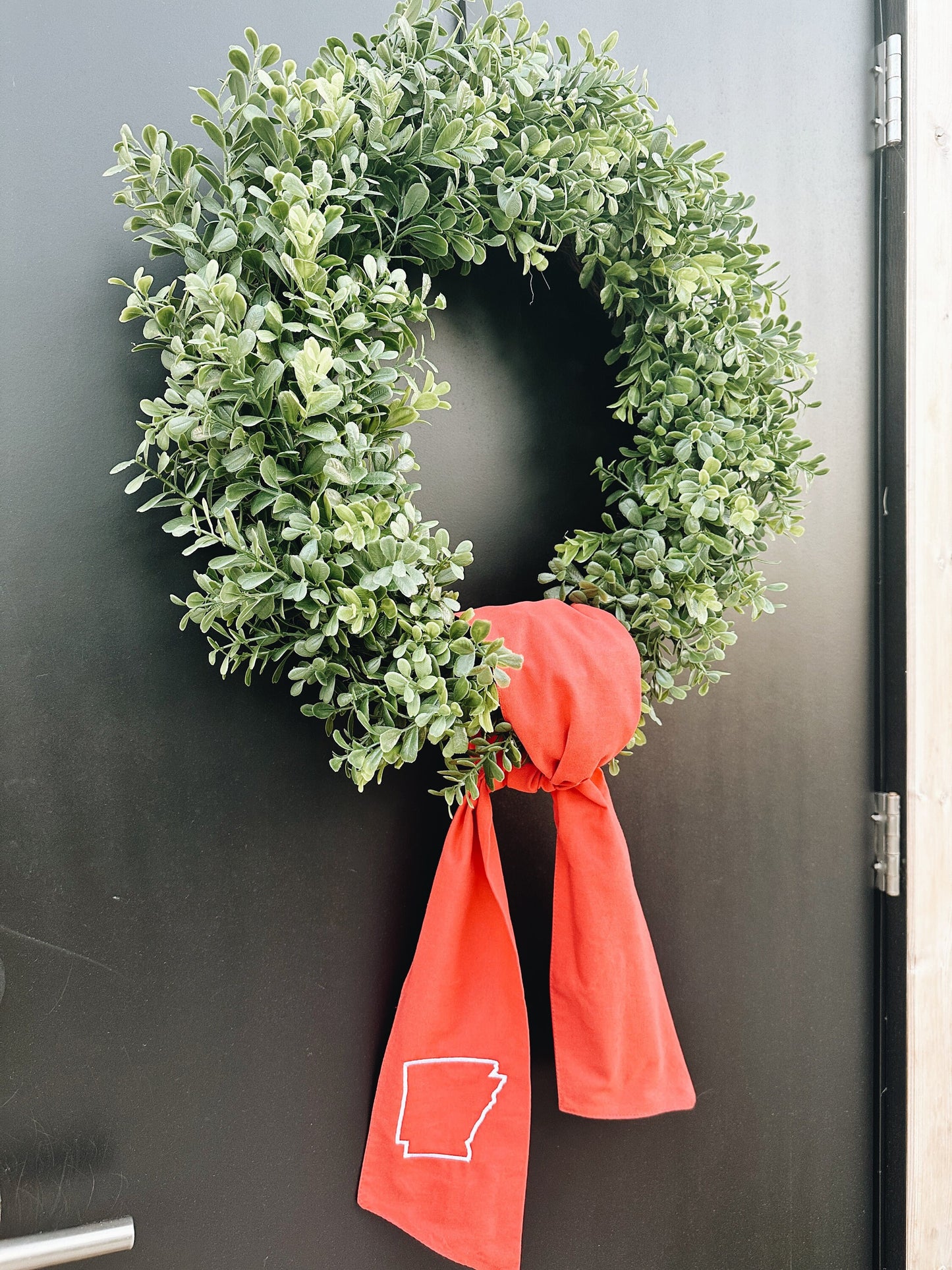 Arkansas Wreath Sash - Red