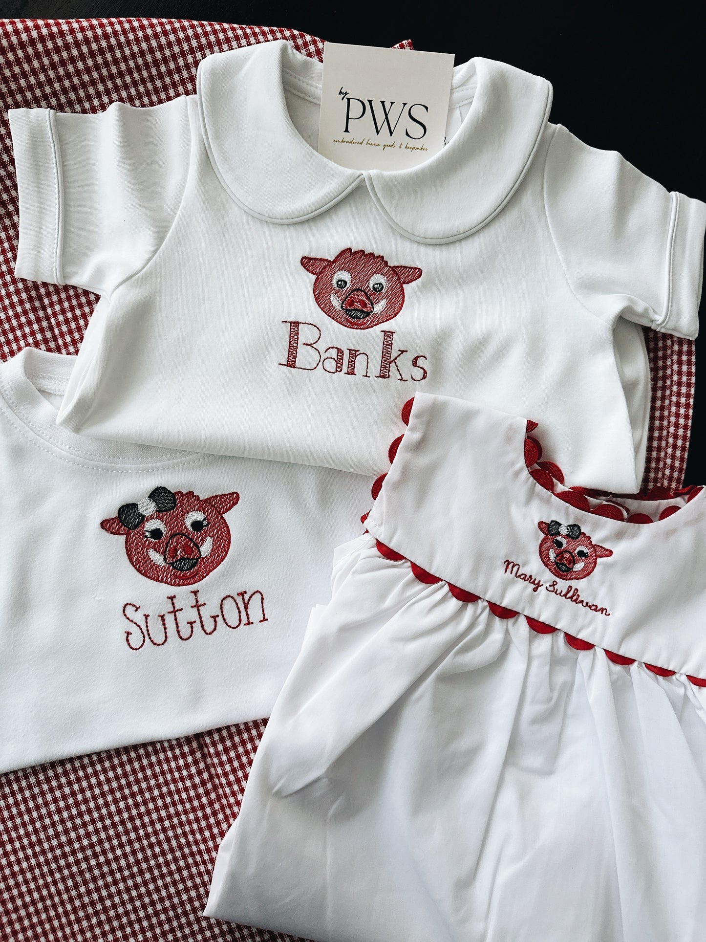 Little Pig Ric Rac Trim Toddler Dress