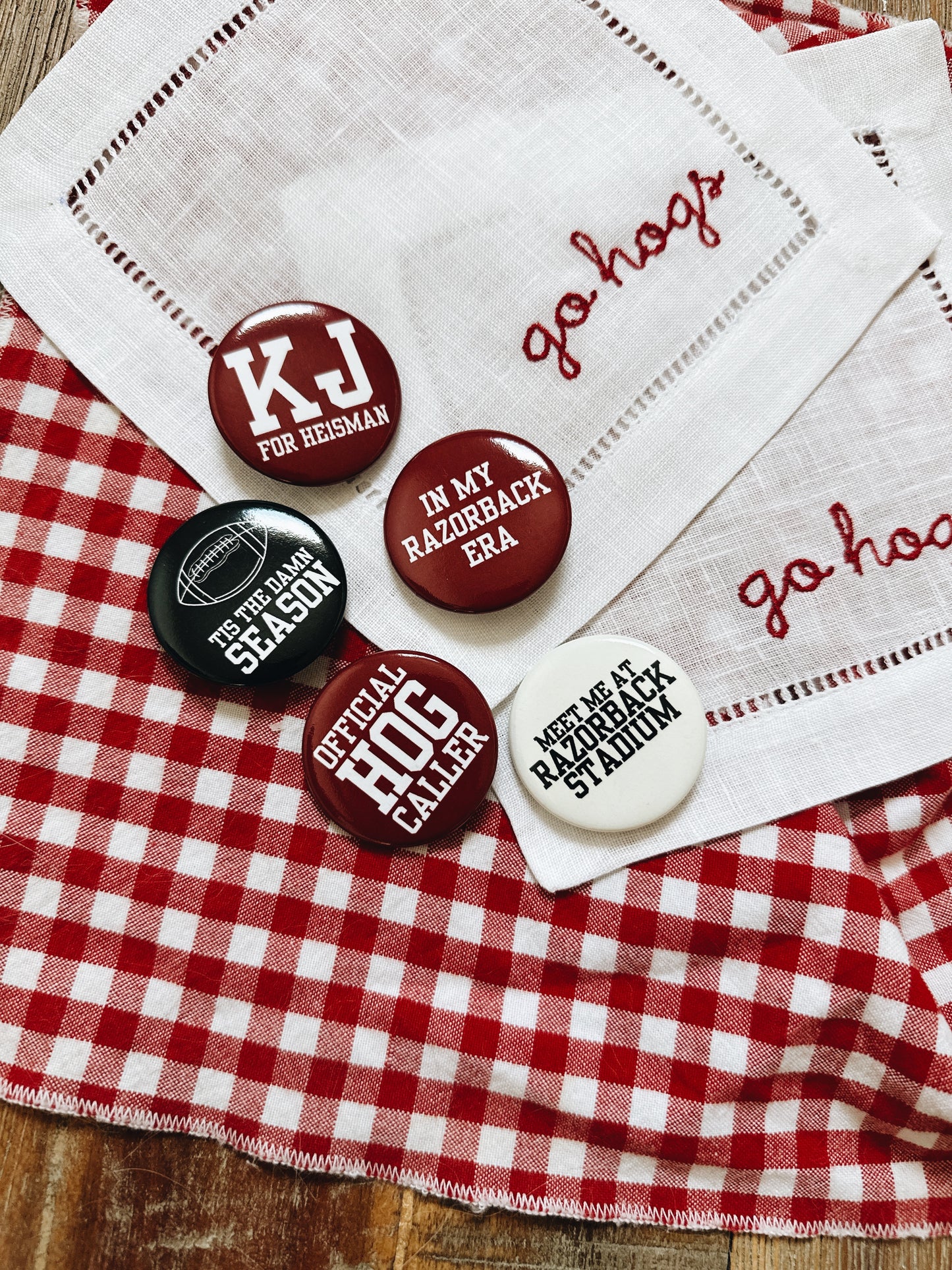 Razorback Era Gameday Button