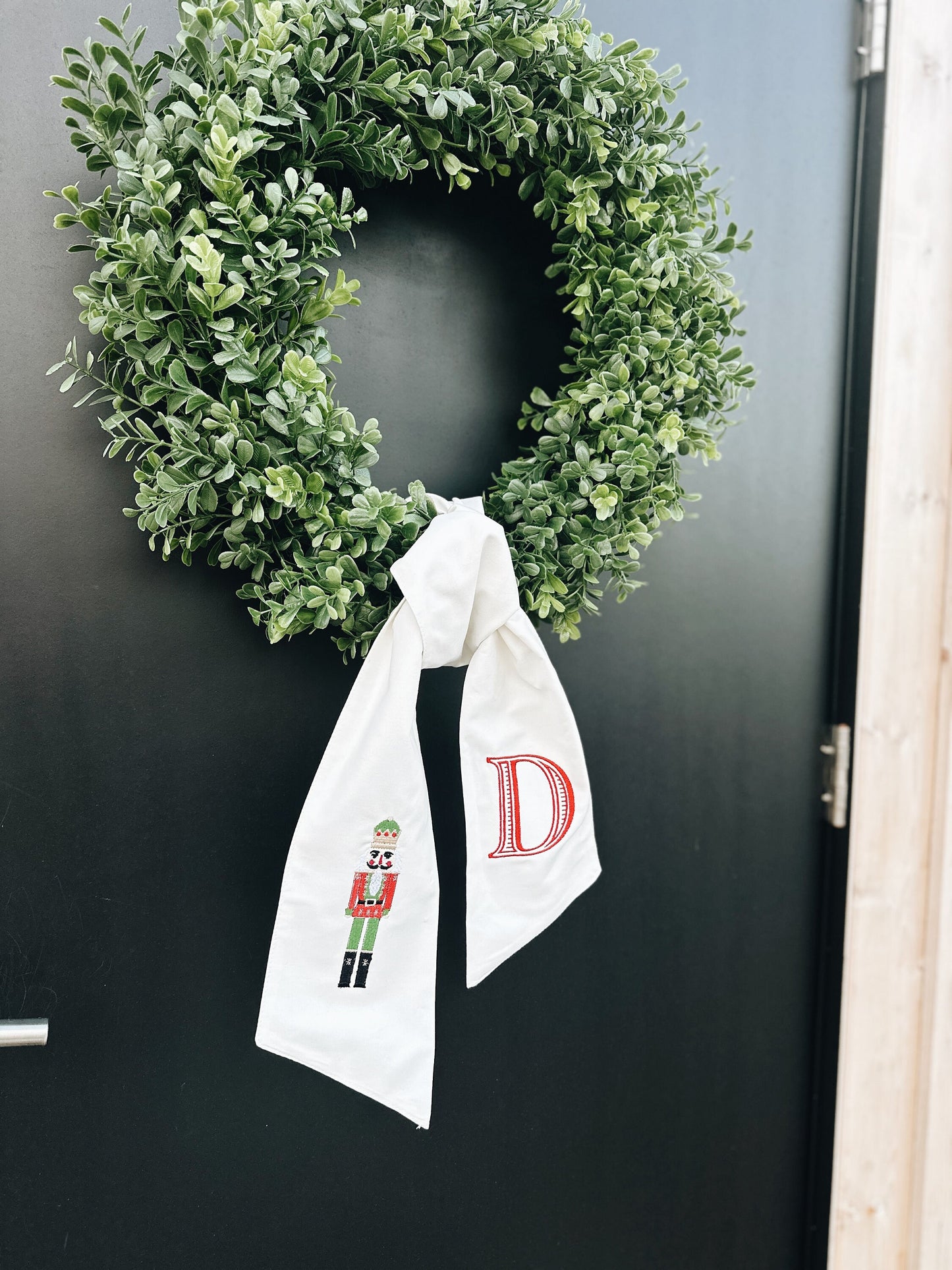 Nutcracker Wreath Sash
