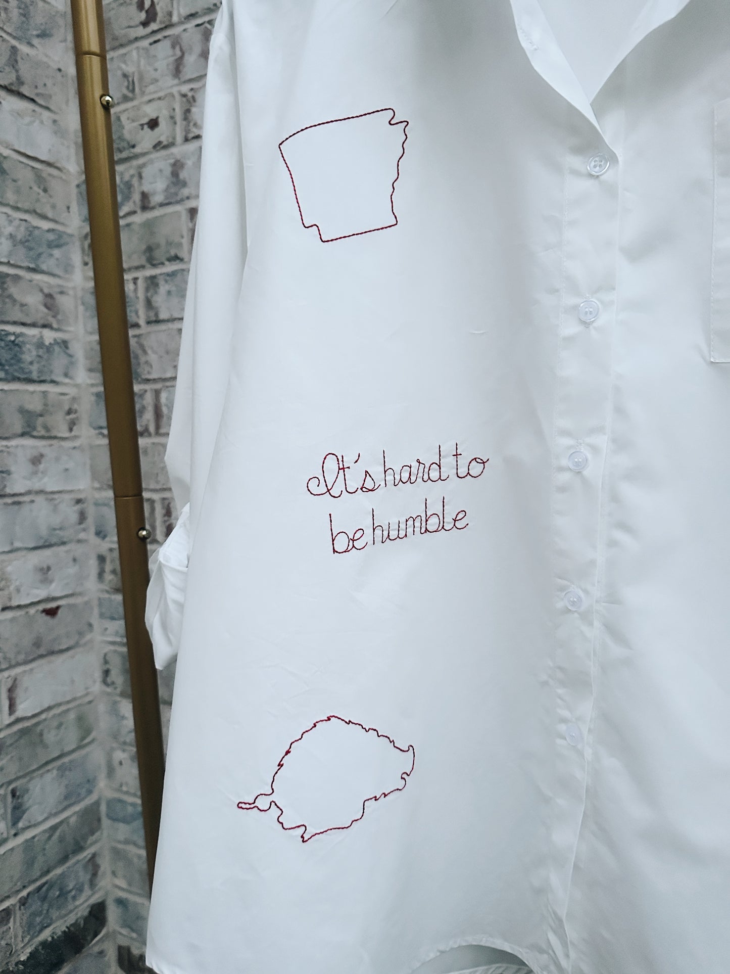 Arkansas Stitched Button Up