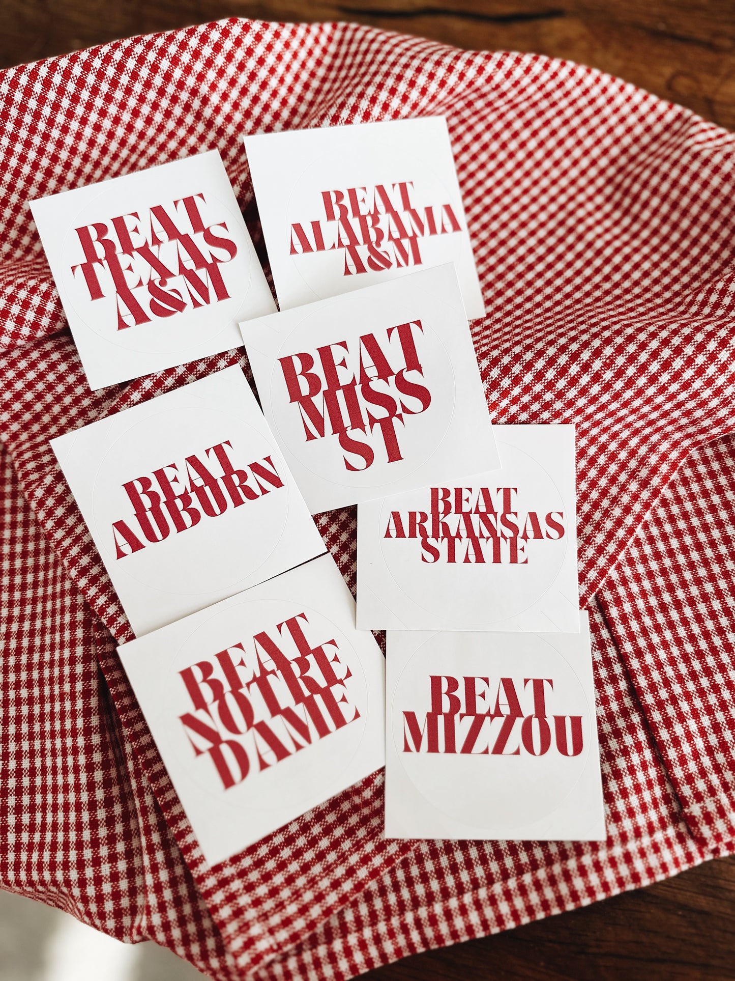 Arkansas Home Game Stickers - Hollywood