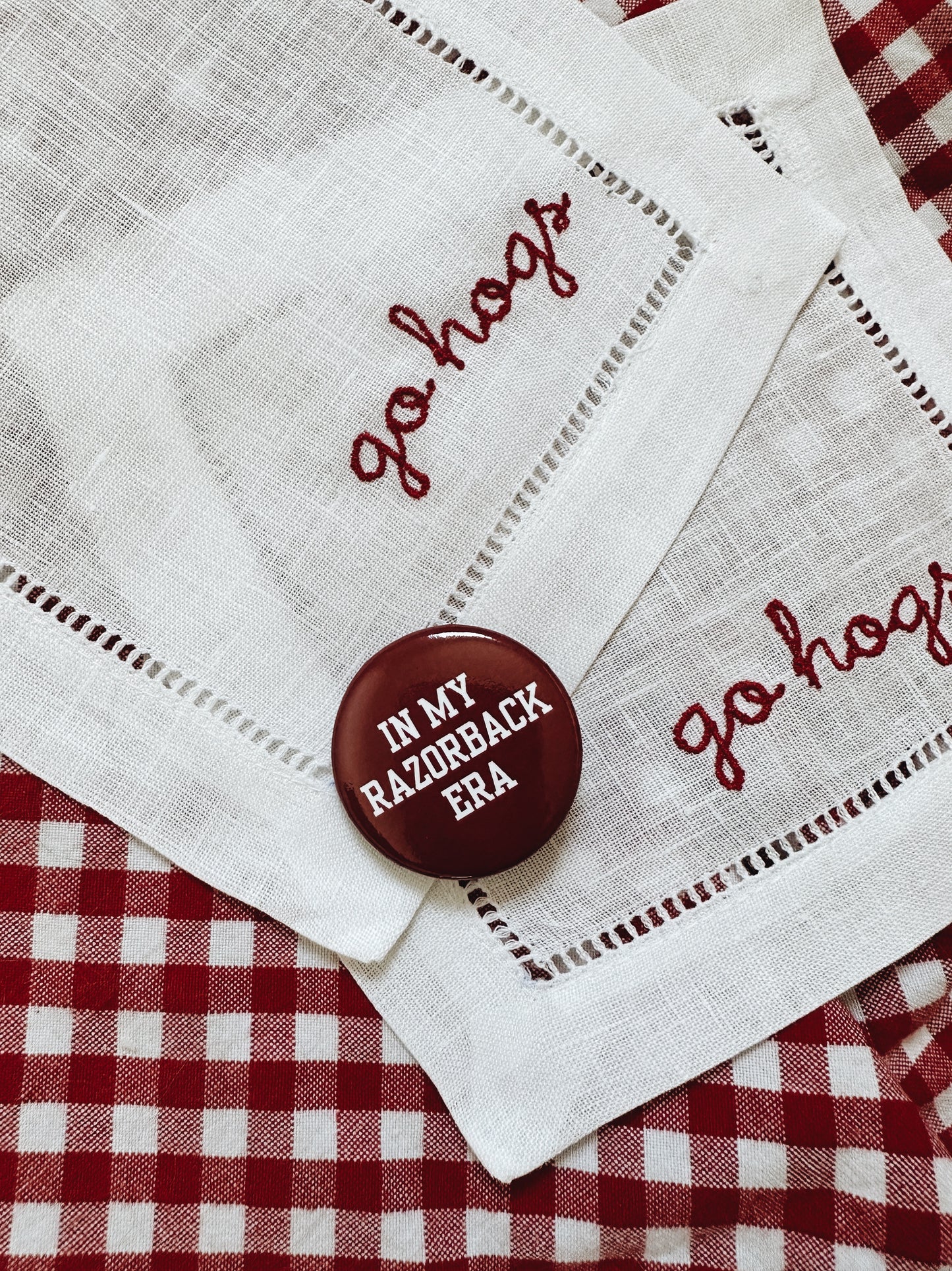 Razorback Era Gameday Button