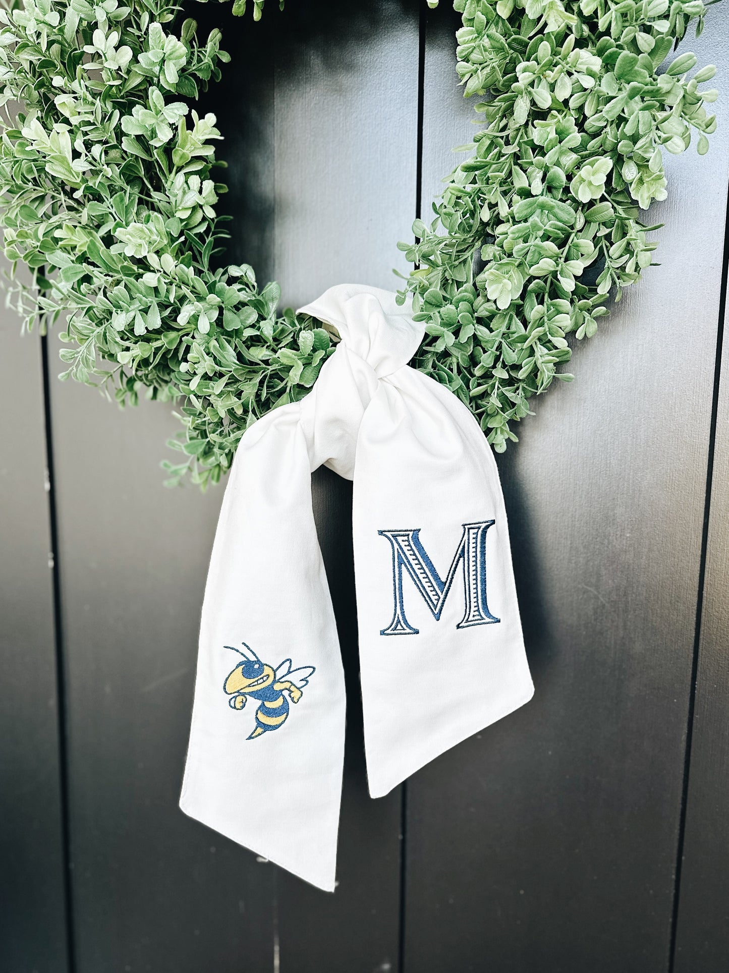 Wynne Yellowjackets Wreath Sash