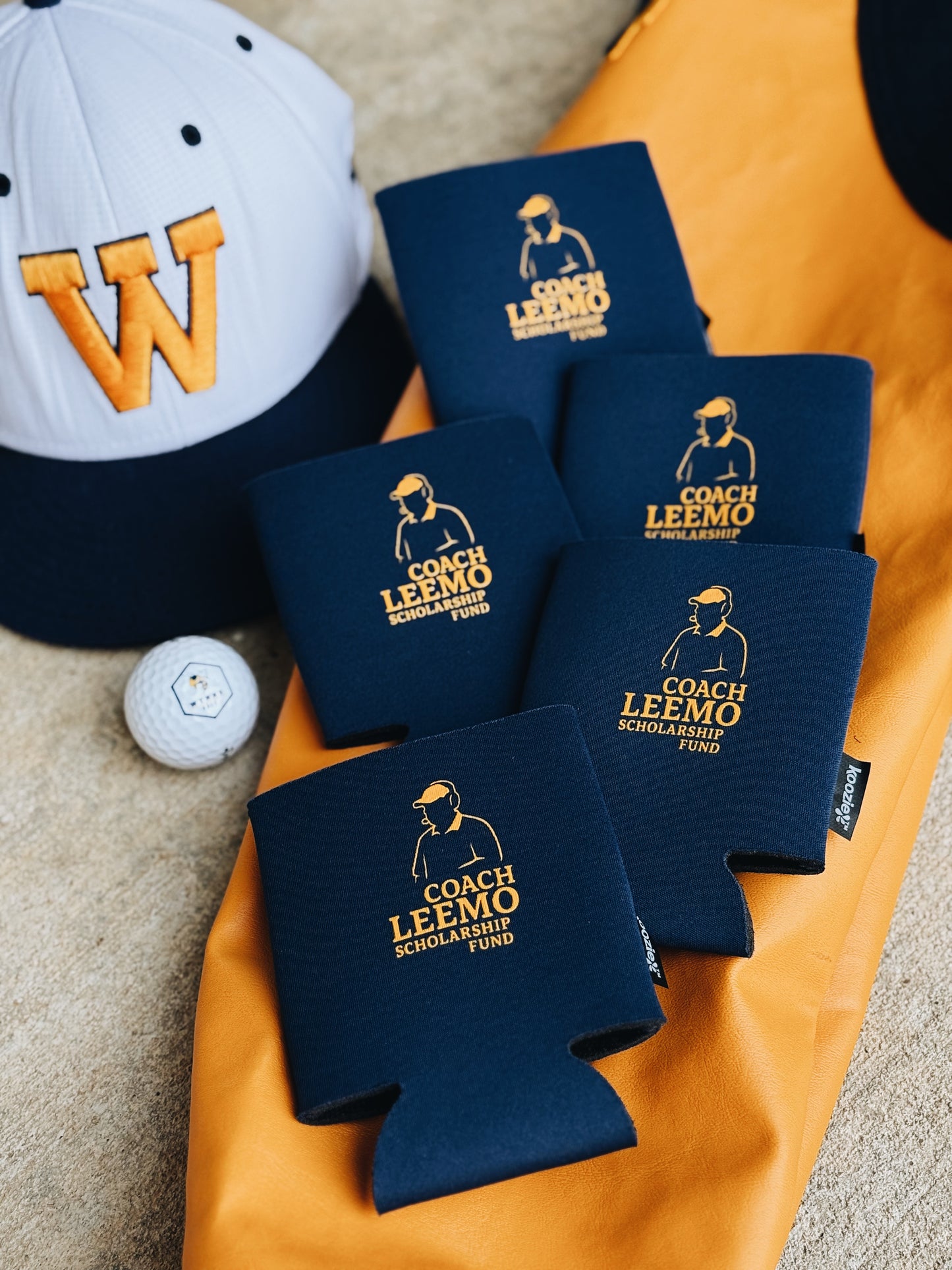Coach LeeMo Scholarship Fund Drink Sleeve - Navy