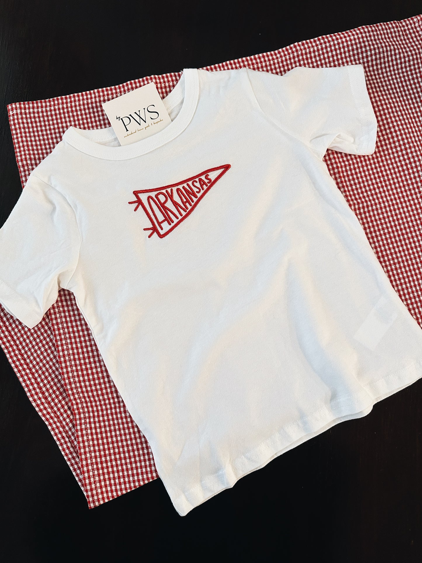 Arkansas Pennant Toddler Tee