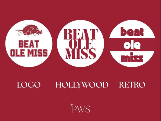 Beat Ole Miss - Arkansas Stickers