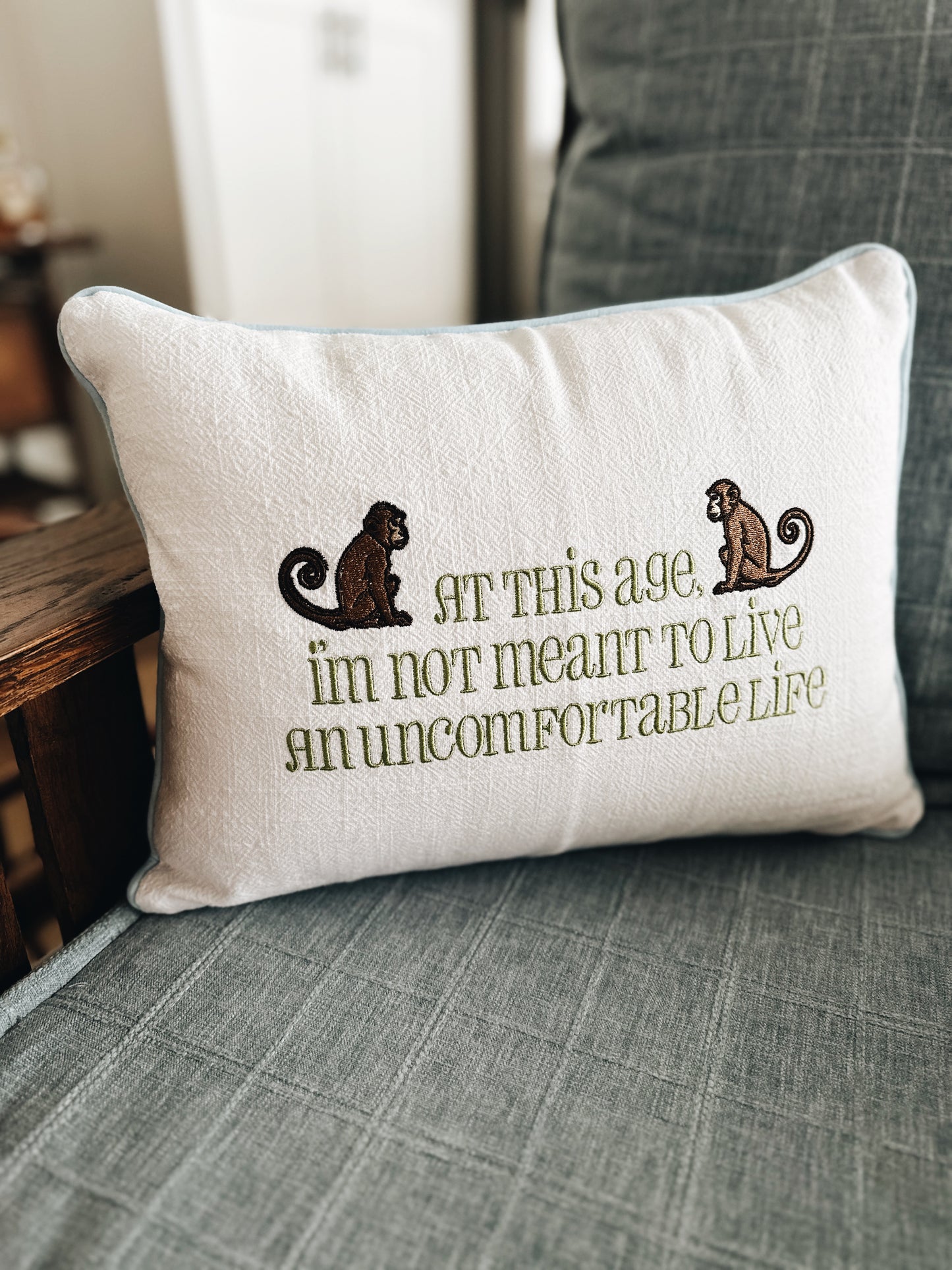 Uncomfortable Life Pillow
