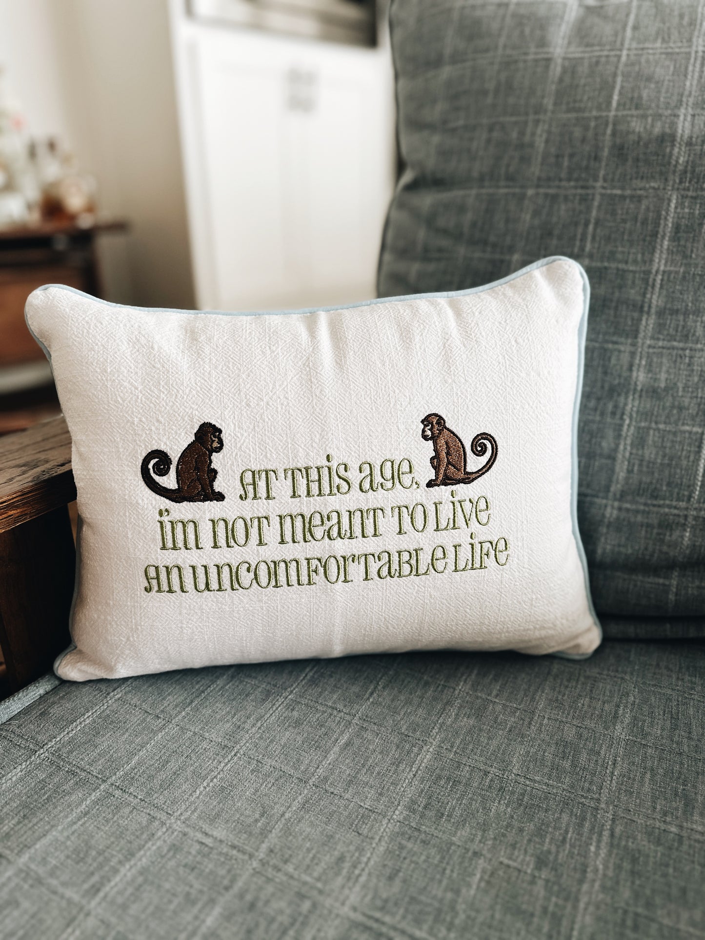 Uncomfortable Life Pillow