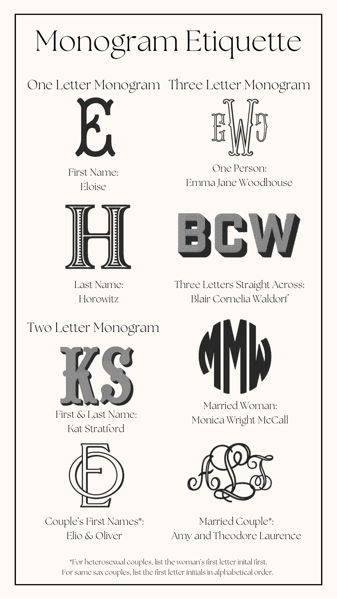 Single Letter Initial Linen Cocktail Napkins - Bess (Multicolor)