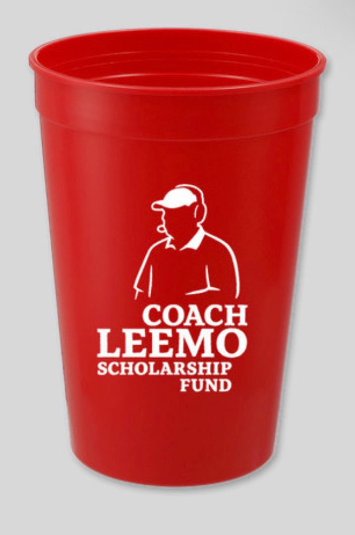 Coach LeeMo Scholarship Fund 16 oz Cup - Red