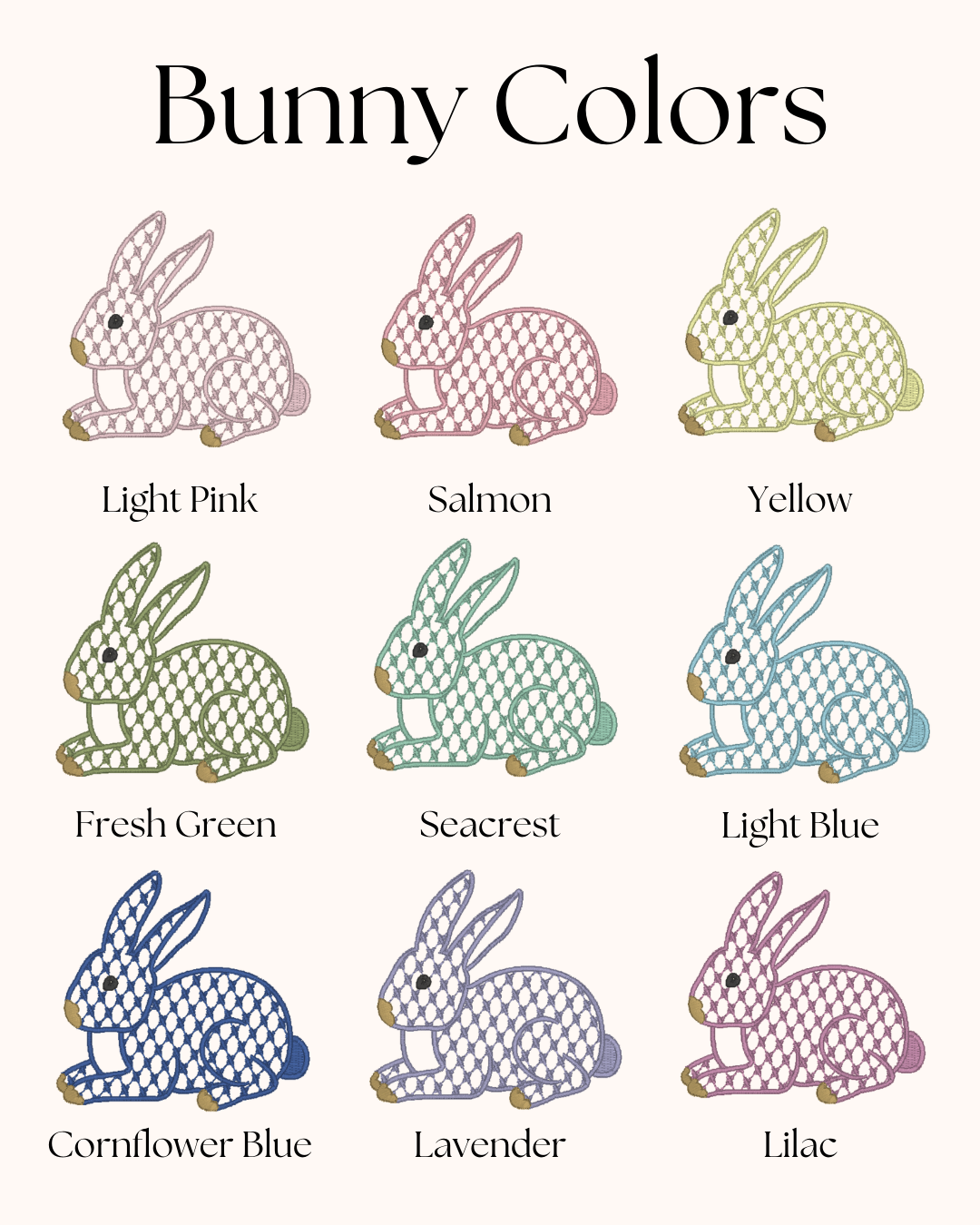 Chic Easter Bunny Wreath Sash
