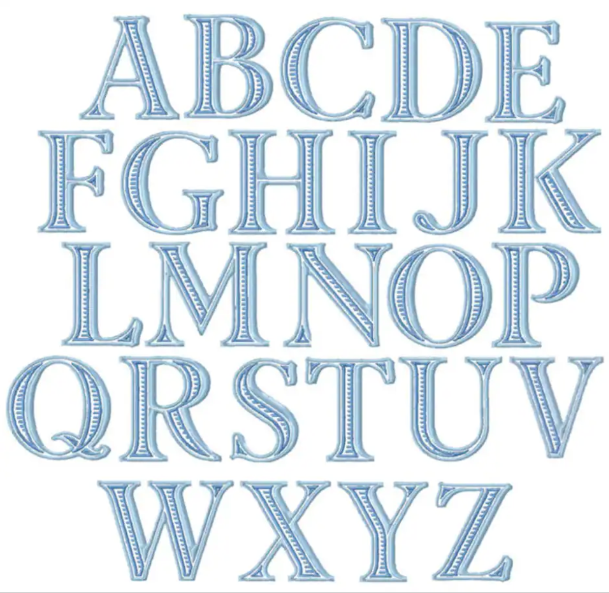 Single Letter Monogram Linen Cocktail Napkins - Ryan