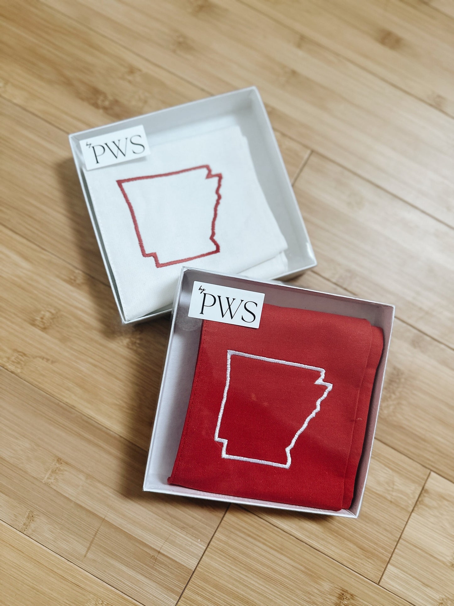 Arkansas Wreath Sash - Red