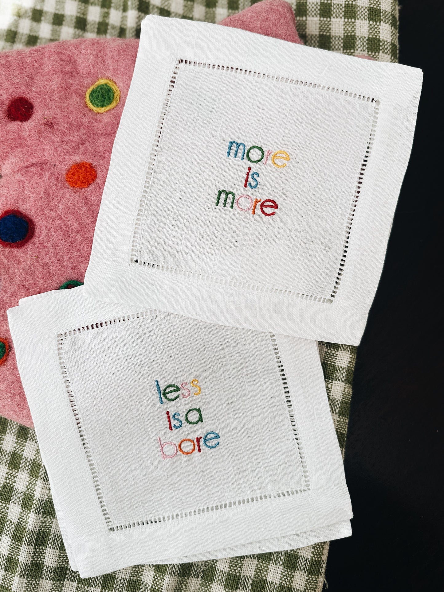 More is More Linen Napkins