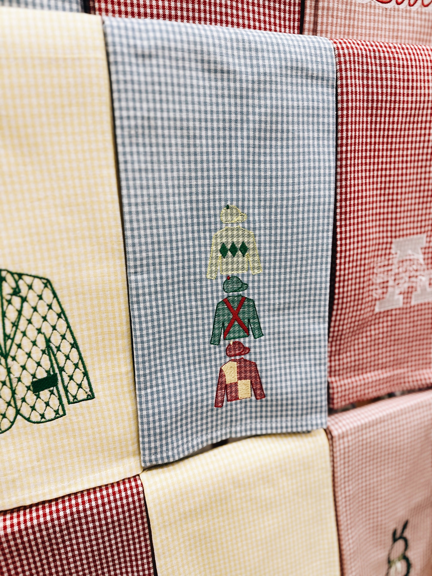 Jockey Silks Gingham Tea Towel