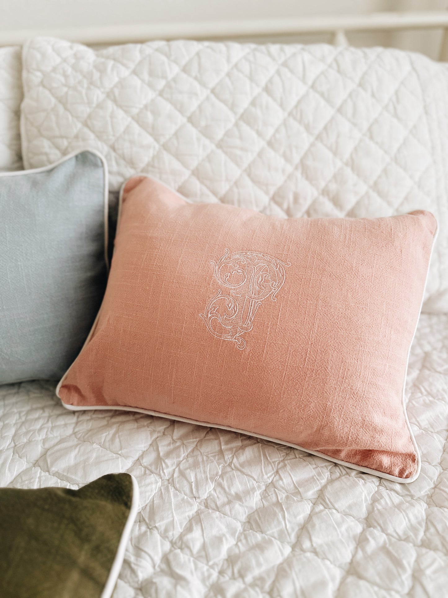 Personalized Accent Pillow - Pink