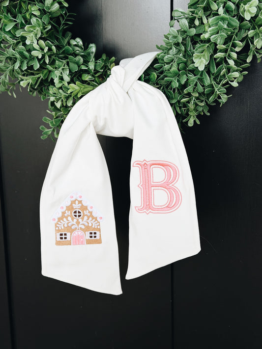 Gingerbread Wreath Sash
