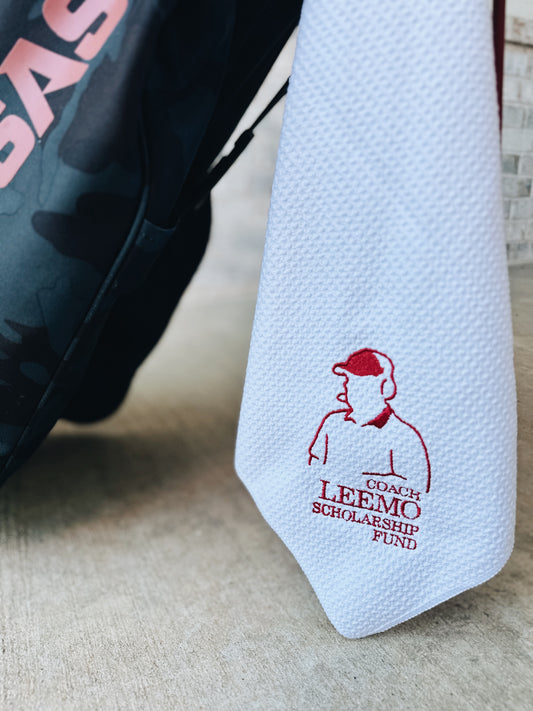 Coach LeeMo Scholarship Fund Golf Towel - Red