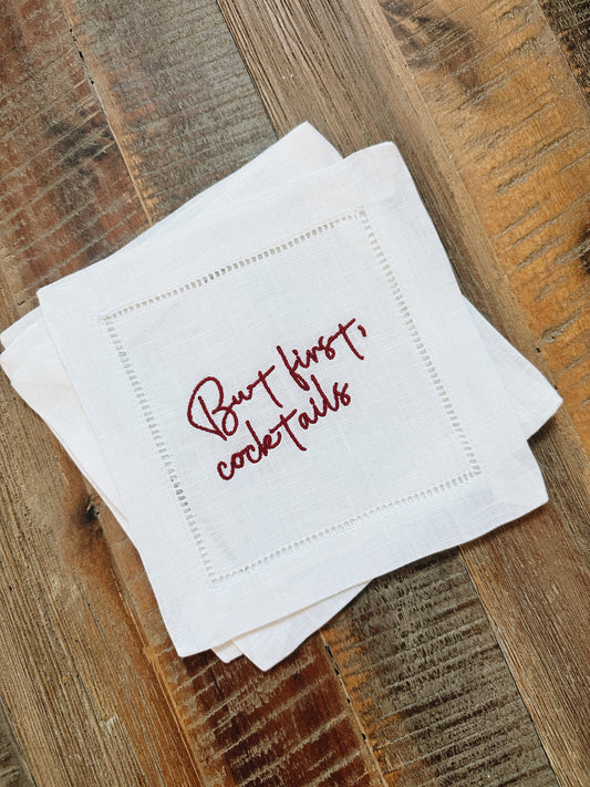 But First, Cocktails Napkins