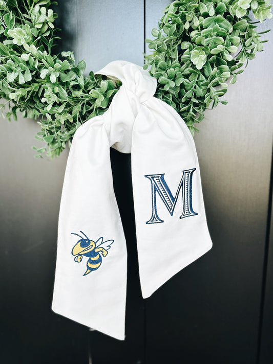 Wynne Yellowjackets Wreath Sash