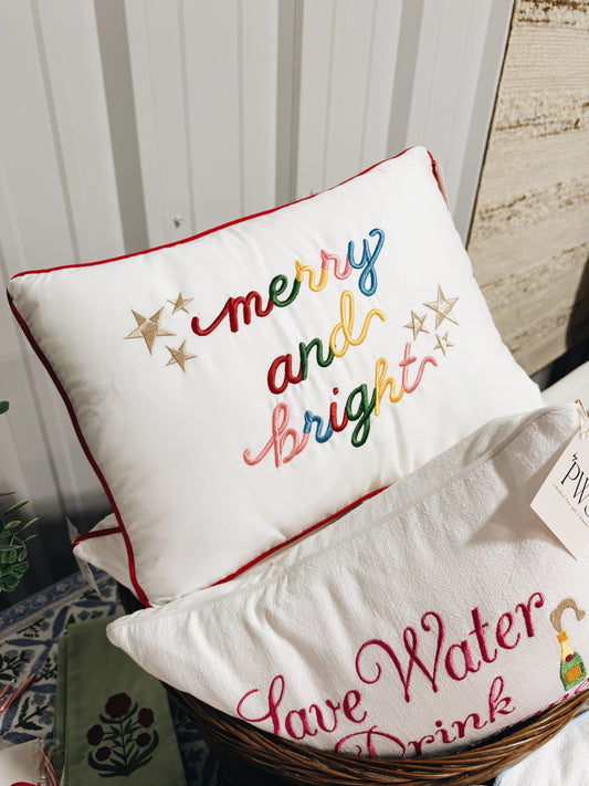Merry and Bright Pillow