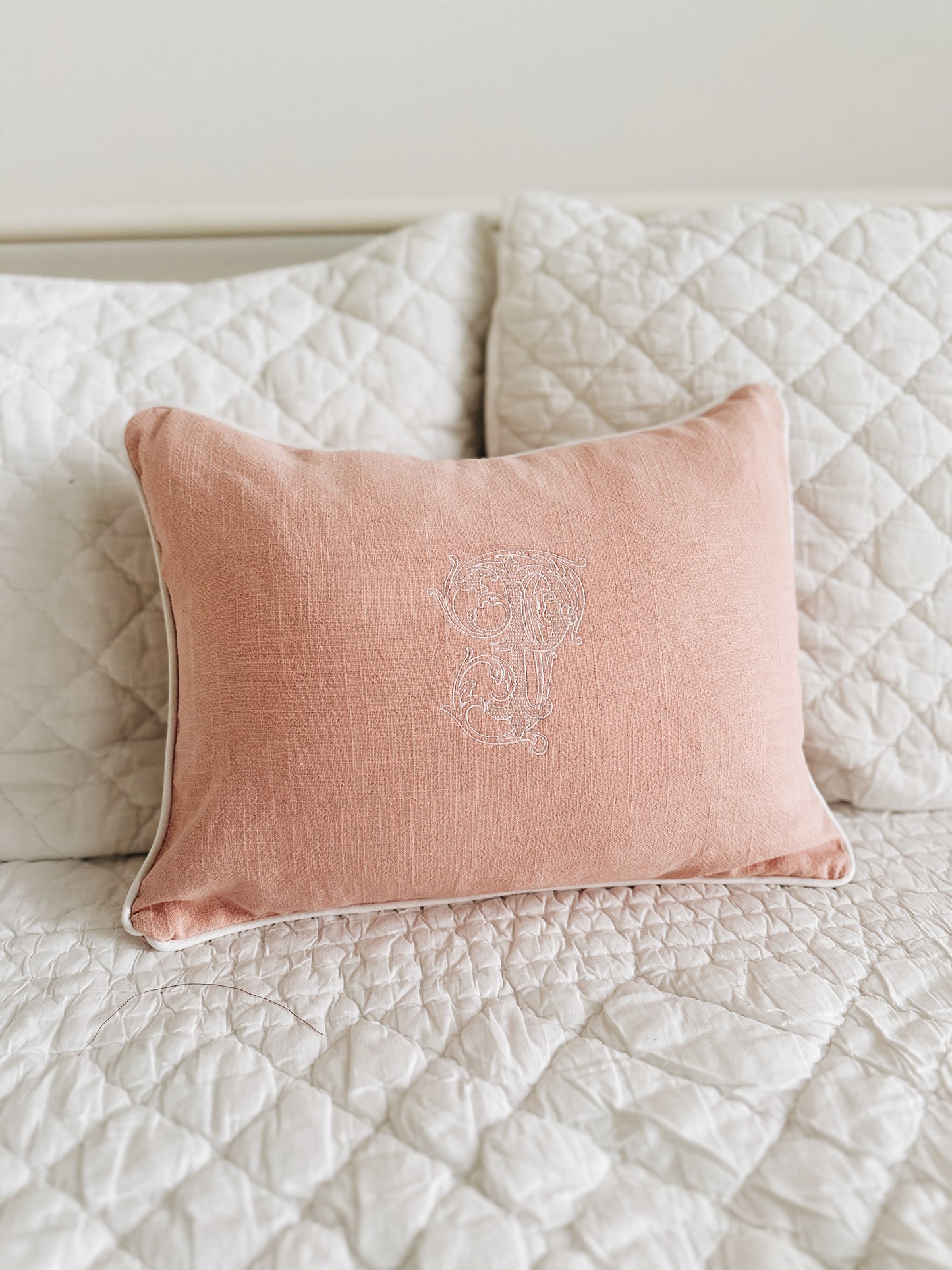 Personalized Accent Pillow - Pink