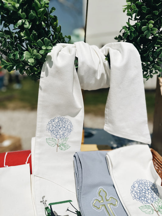 Hydrangea Wreath Sash
