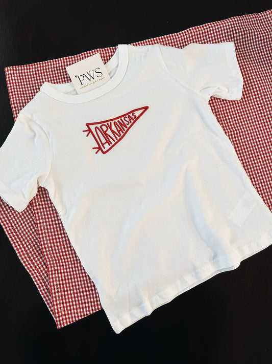 Arkansas Pennant Toddler Tee
