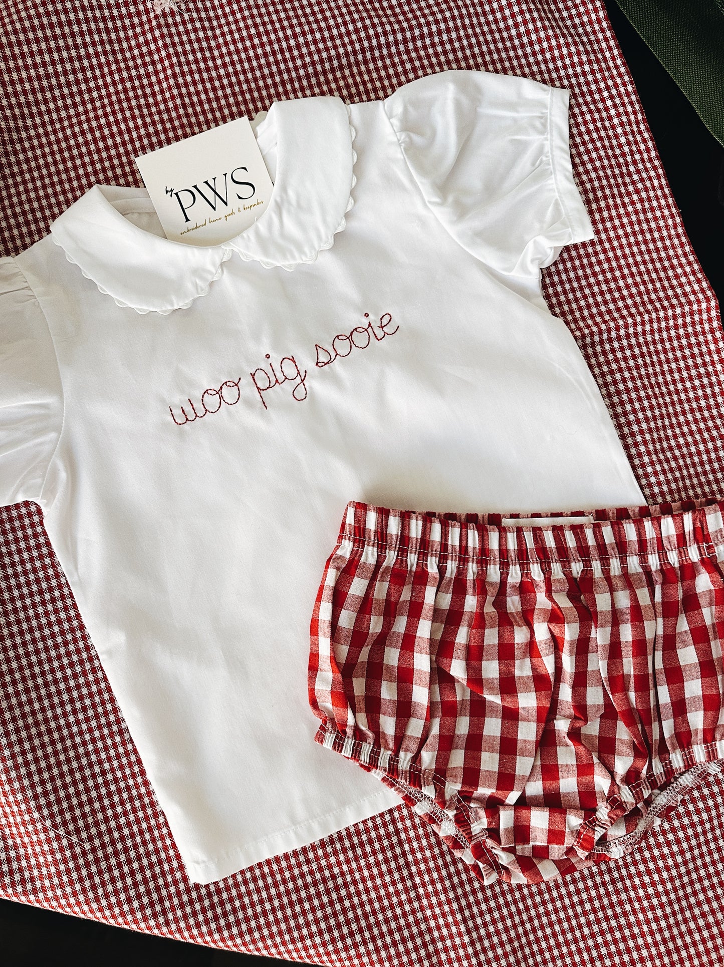 Arkansas Woven Scalloped Collared Shirt