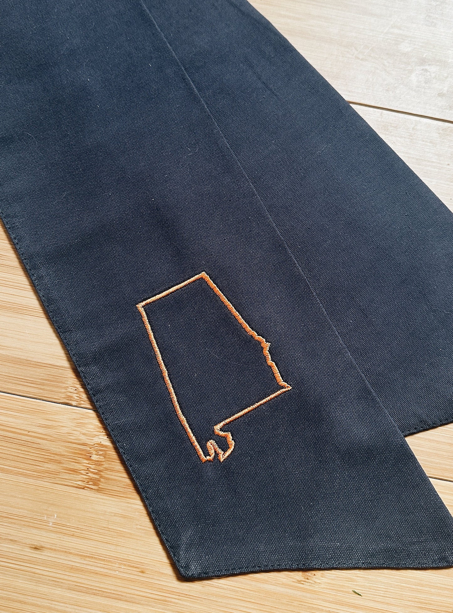 Alabama Wreath Sash - Navy/Orange